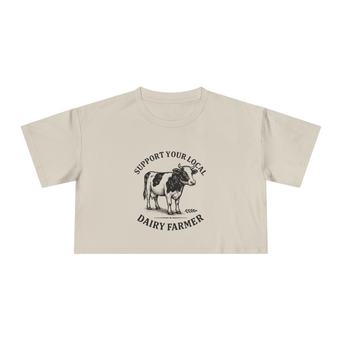 Local Dairy Farmer | Women's Crop Tee