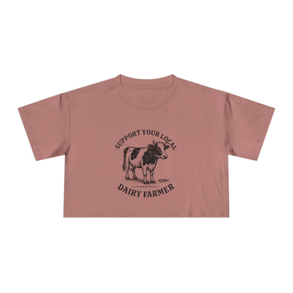 Local Dairy Farmer | Women's Crop Tee