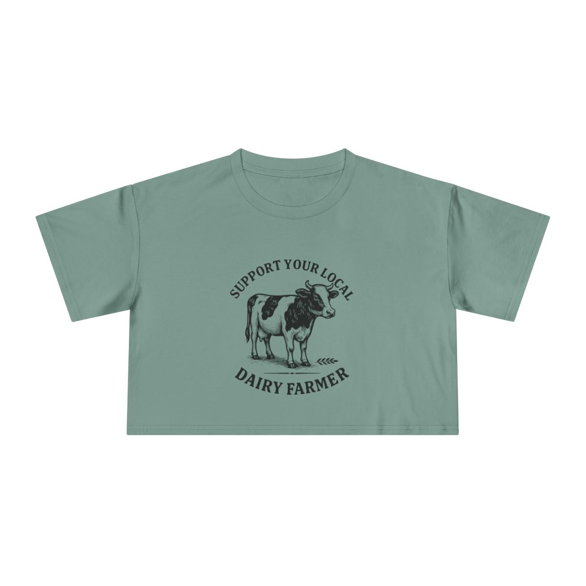 Local Dairy Farmer | Women's Crop Tee