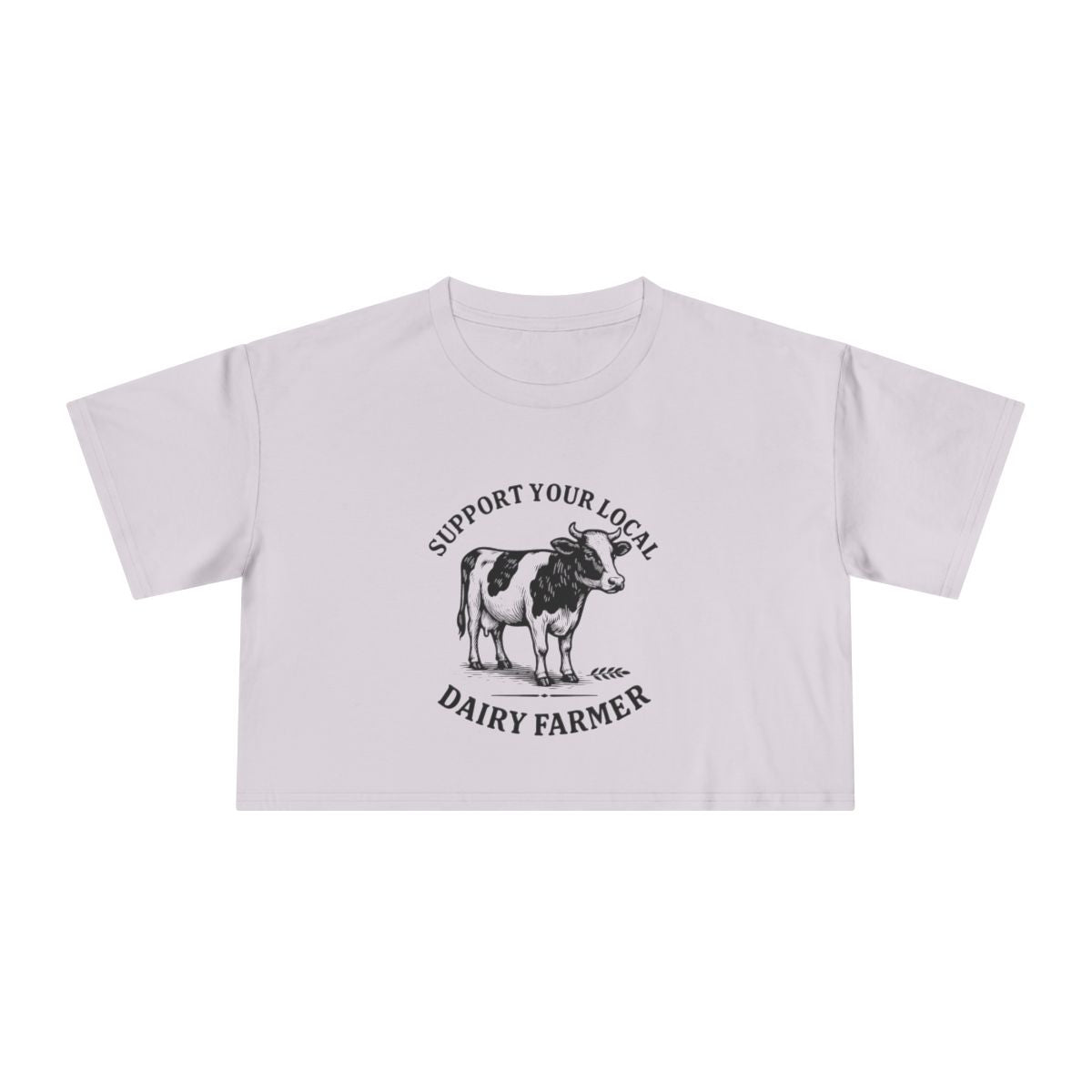 Local Dairy Farmer | Women's Crop Tee