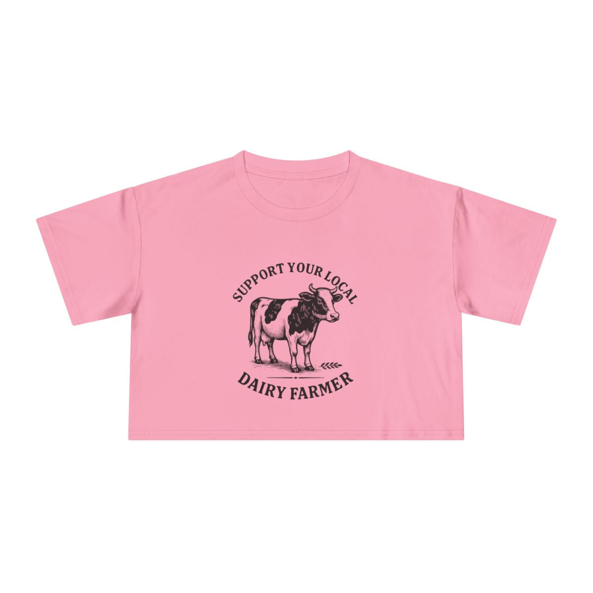 Local Dairy Farmer | Women's Crop Tee