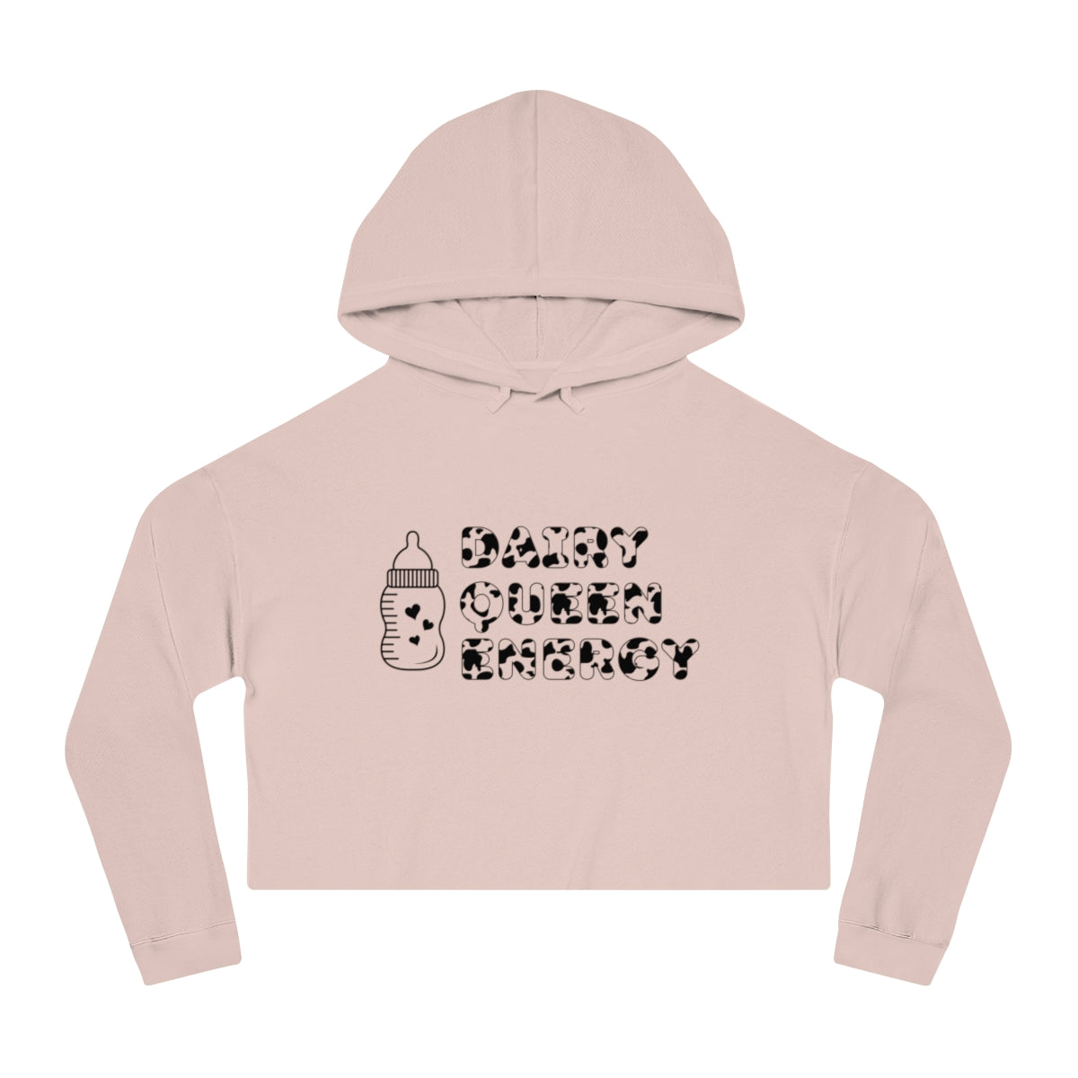 Dairy Queen Energy | Women’s Cropped Hooded Sweatshirt