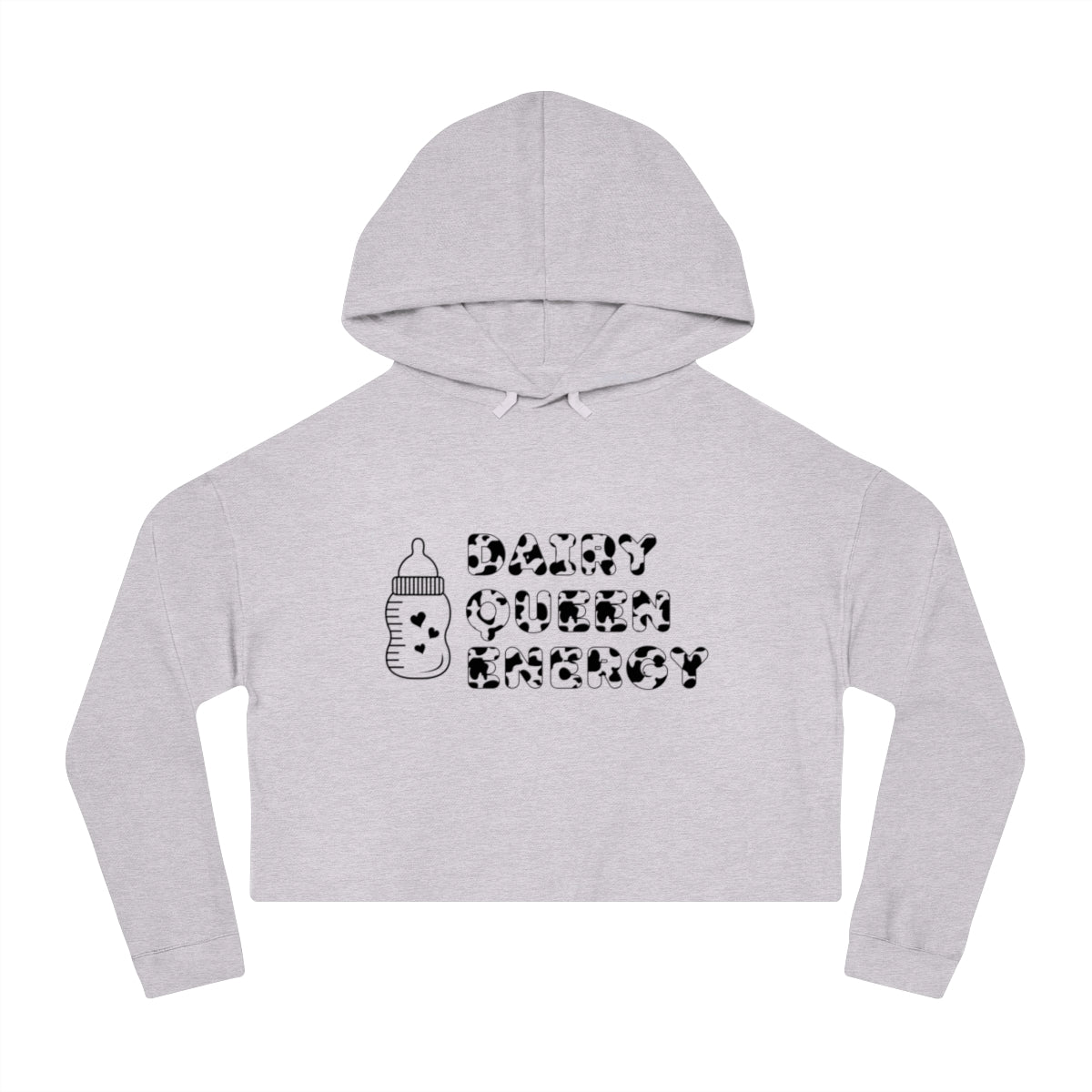 Dairy Queen Energy | Women’s Cropped Hooded Sweatshirt