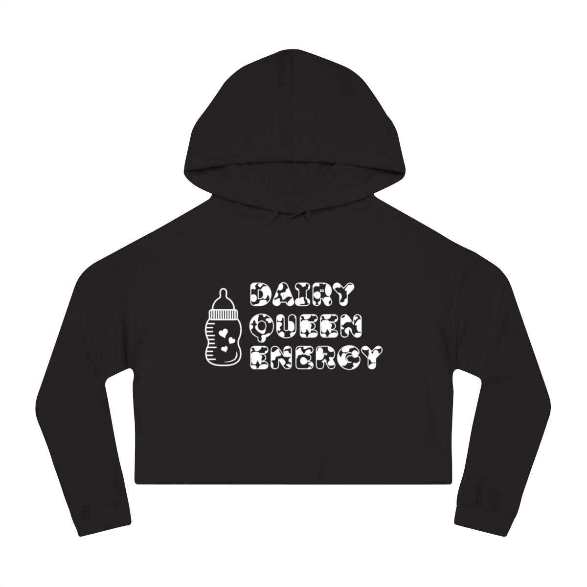 Dairy Queen Energy | Women’s Cropped Hooded Sweatshirt