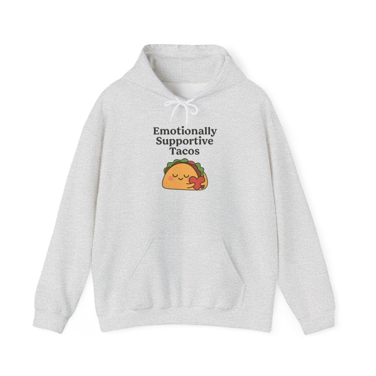 Emotionally Supportive Tacos | Unisex Heavy Blend™ Hooded Sweatshirt