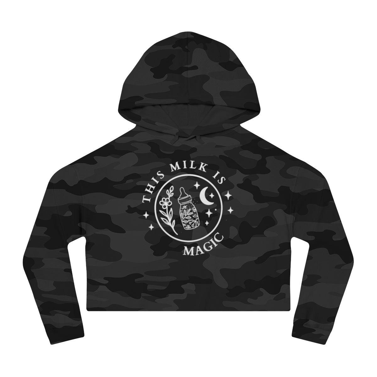 Magic Milk | Women’s Cropped Hooded Sweatshirt