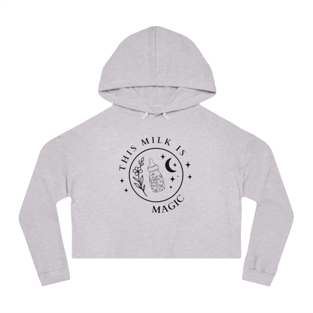Magic Milk | Women’s Cropped Hooded Sweatshirt