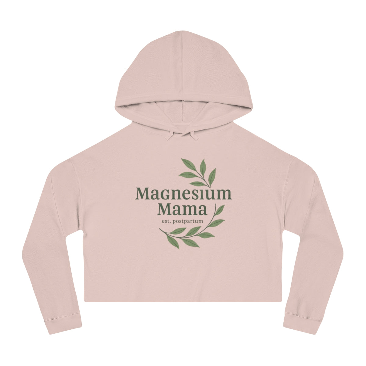 Magnesium Mama | Women’s Cropped Hooded Sweatshirt
