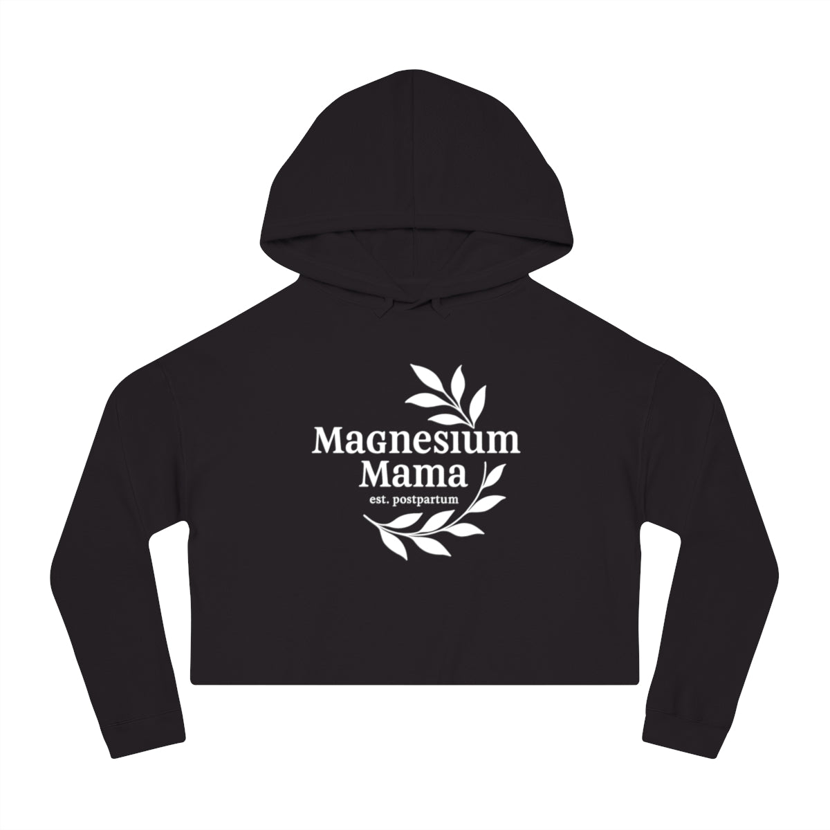 Magnesium Mama | Women’s Cropped Hooded Sweatshirt