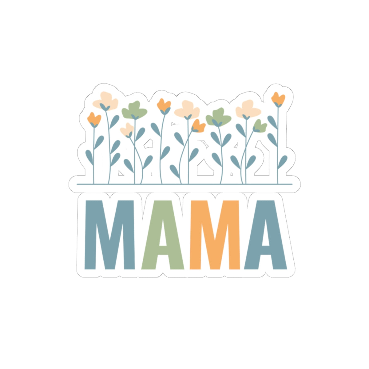 MAMA Floral | Kiss-Cut Stickers