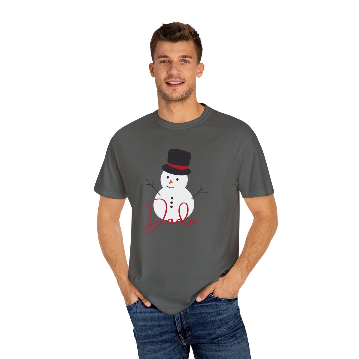 Dada Snowman | Unisex Garment-Dyed T-shirt