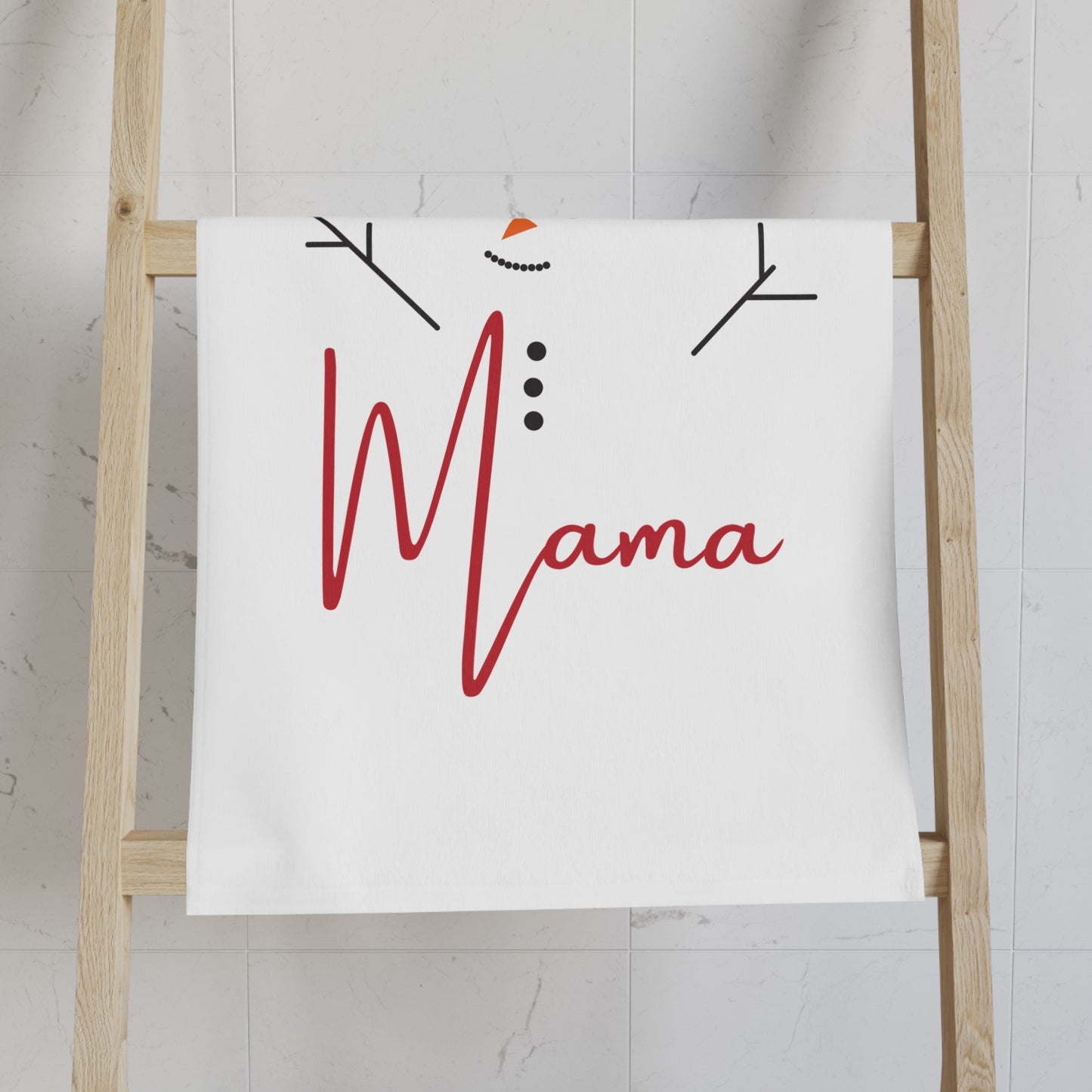 Mama Snowman | Hand Towel