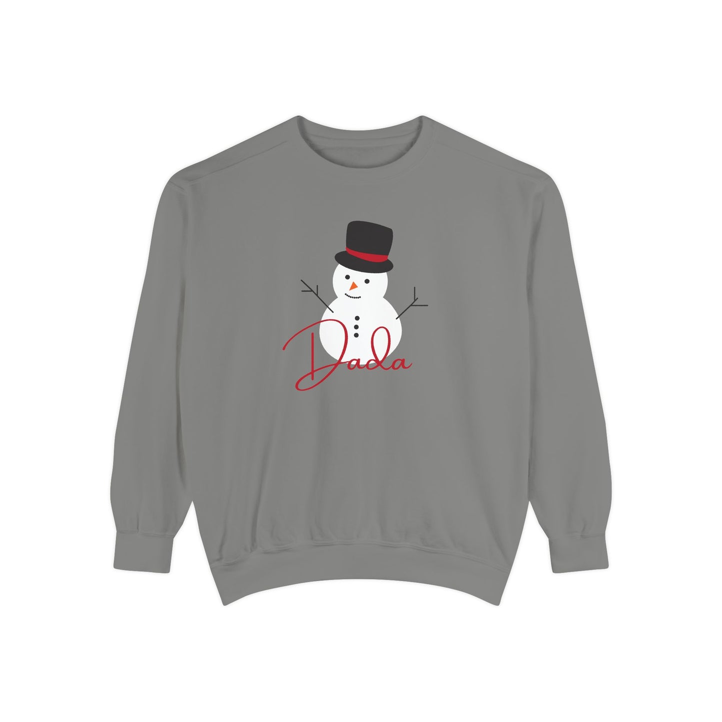 Dada Snowman | Unisex Garment-Dyed Sweatshirt