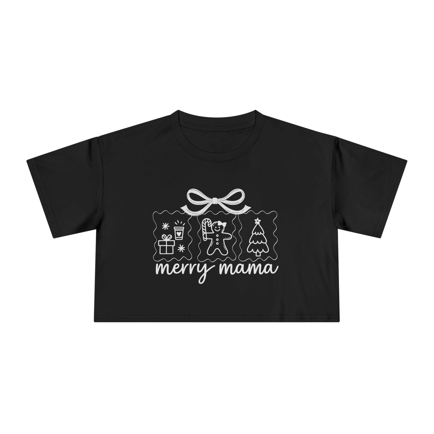 Merry Mama | Women's Crop Tee
