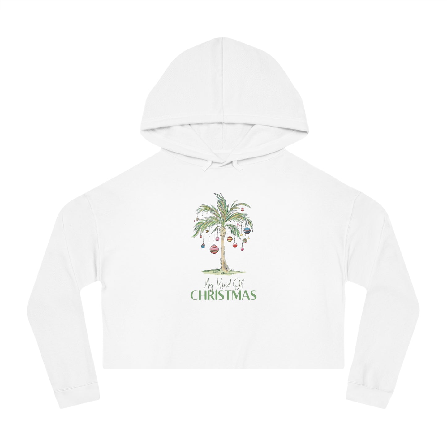 My Kind of Christmas | Women’s Cropped Hooded Sweatshirt