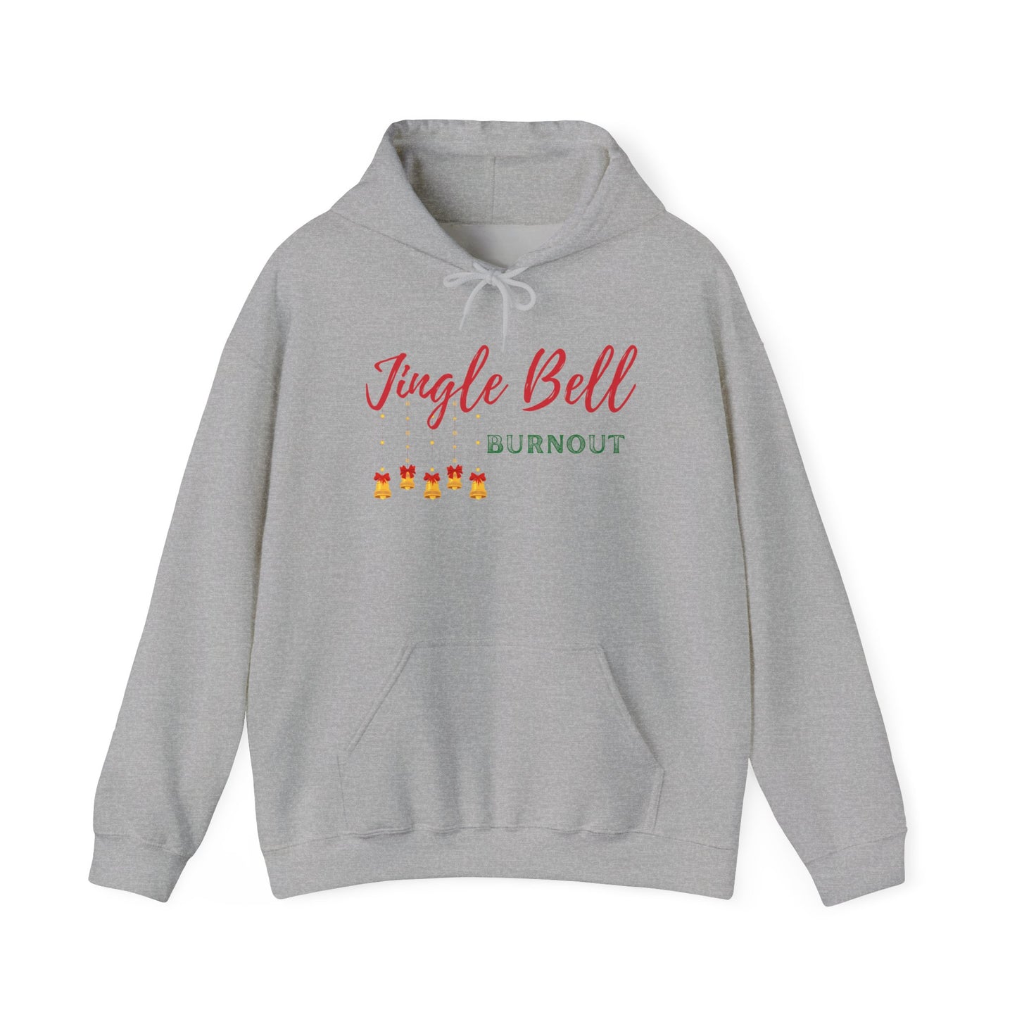 Jingle Bell Burnout | Unisex Heavy Blend™ Hooded Sweatshirt