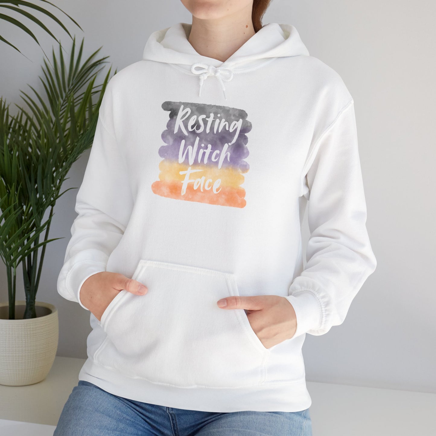 Resting Witch Face | Unisex Heavy Blend™ Hooded Sweatshirt