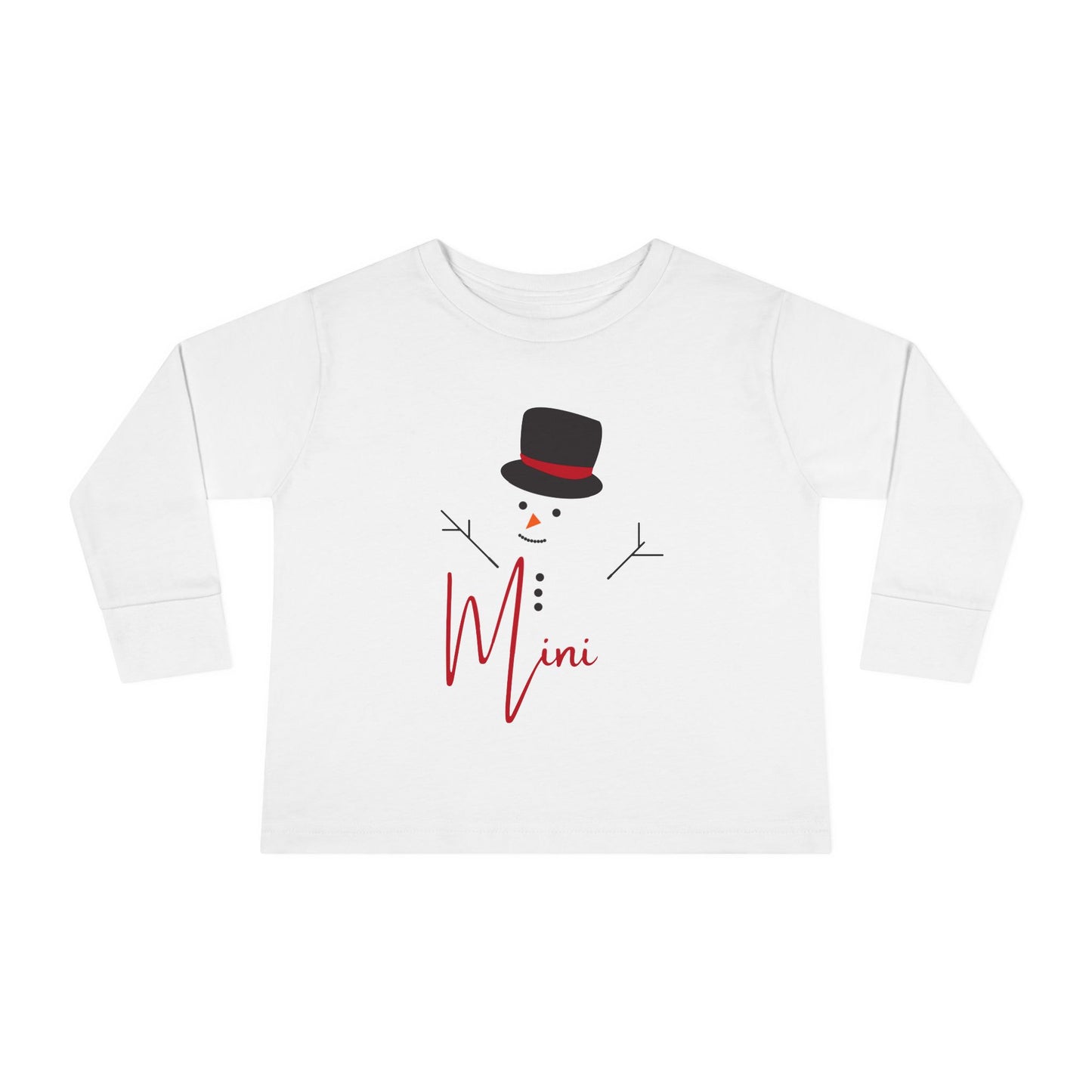 Mini Snowman | Toddler Long Sleeve Tee
