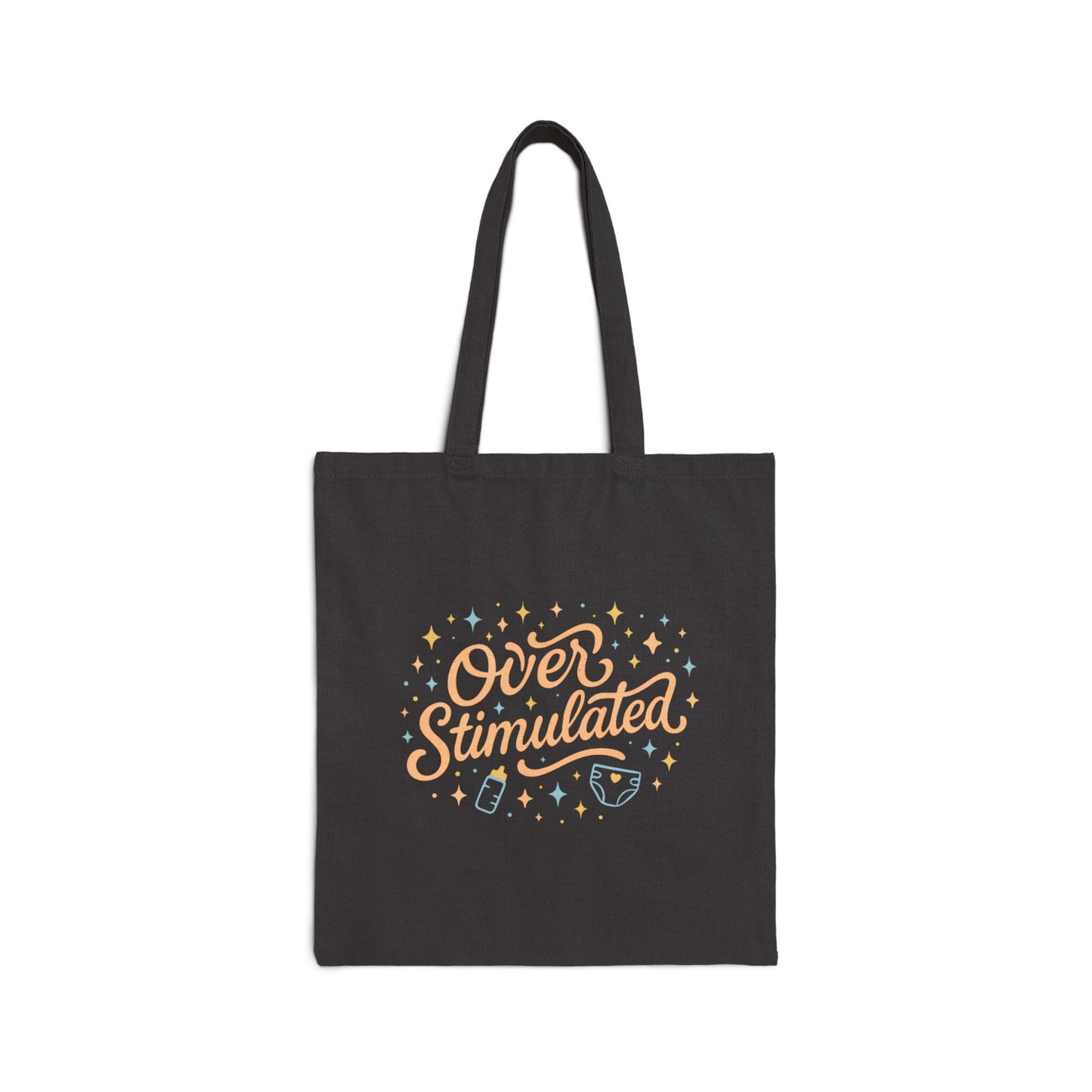 Overstimulated | Cotton Canvas Tote Bag