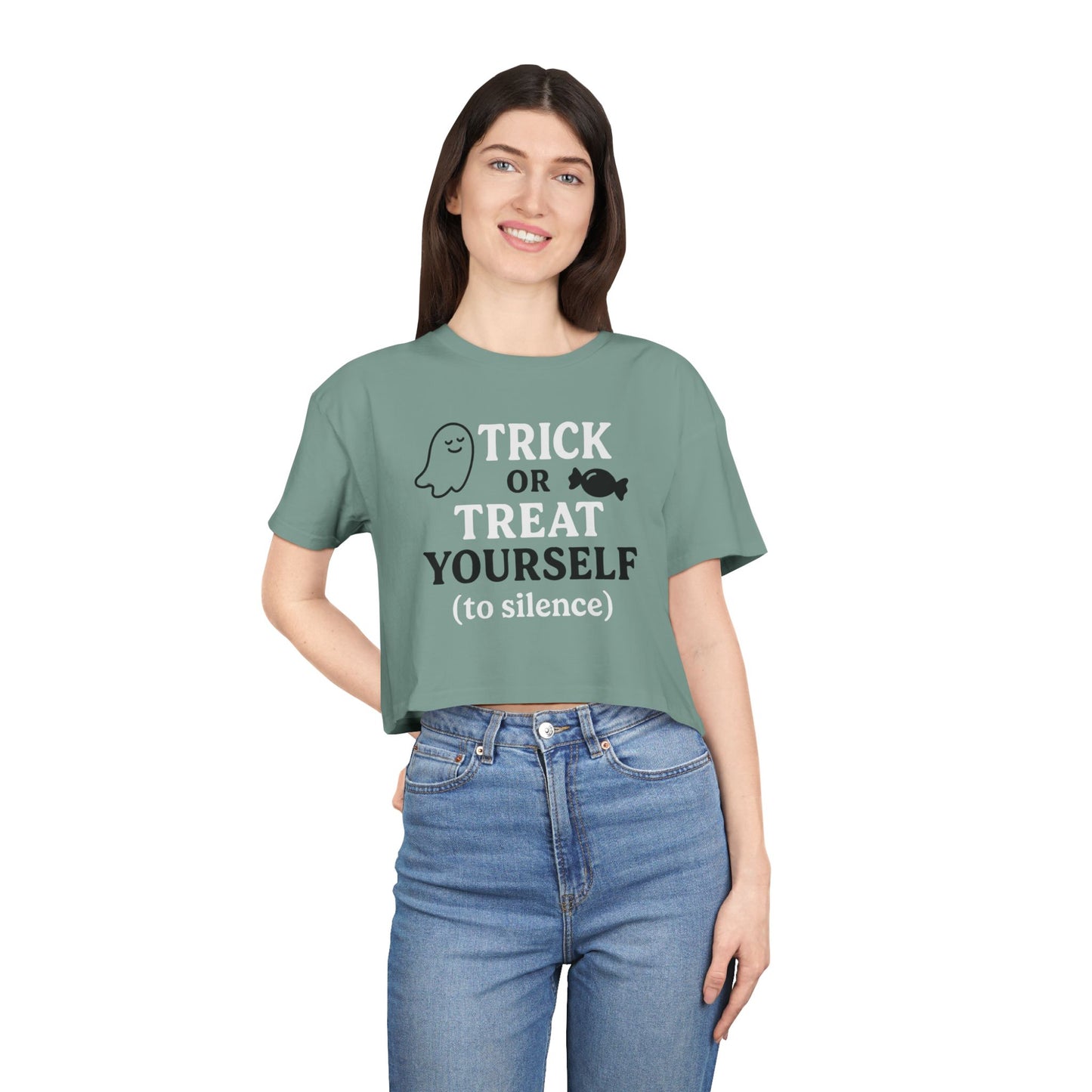 Treat Yourself | Women's Crop Tee