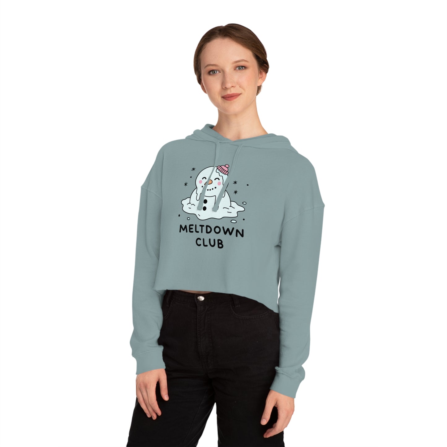 Meltdown Club | Women’s Cropped Hooded Sweatshirt
