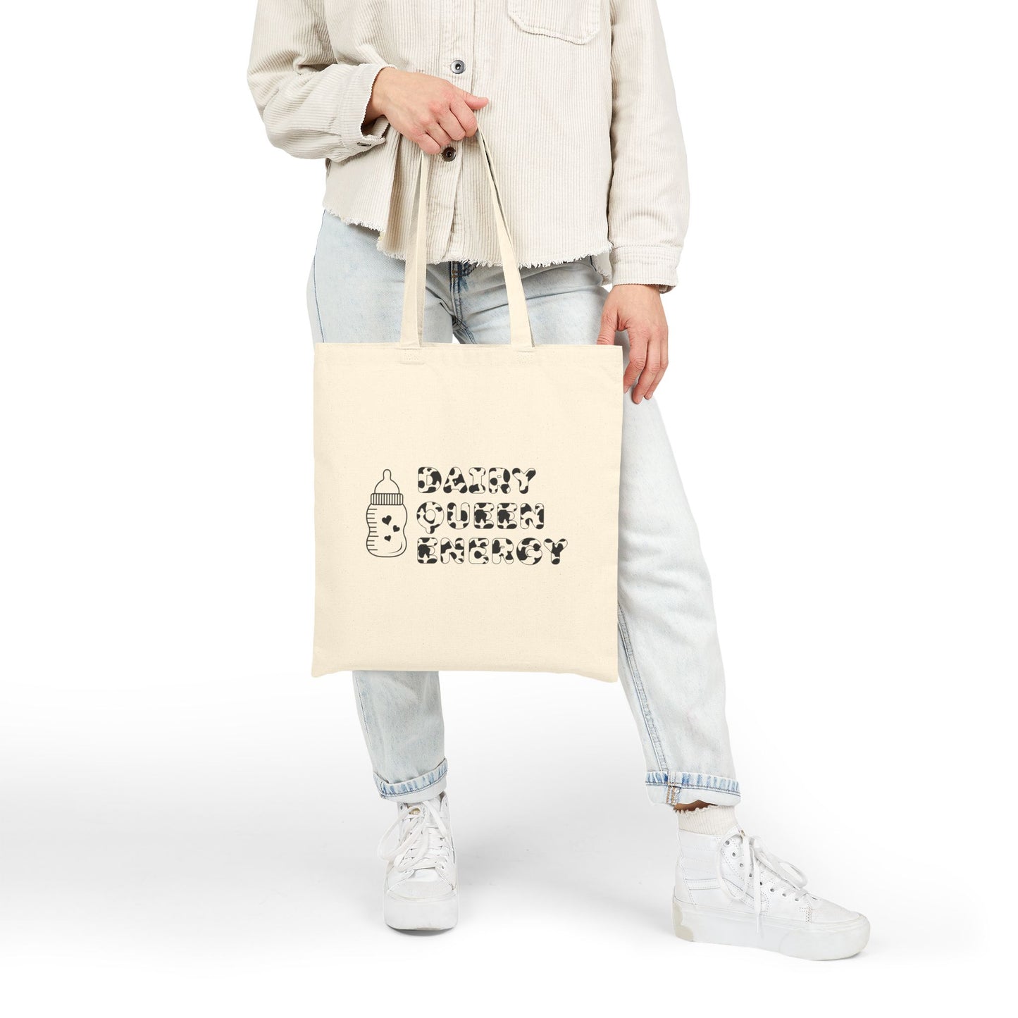 Dairy Queen Energy | Cotton Canvas Tote Bag