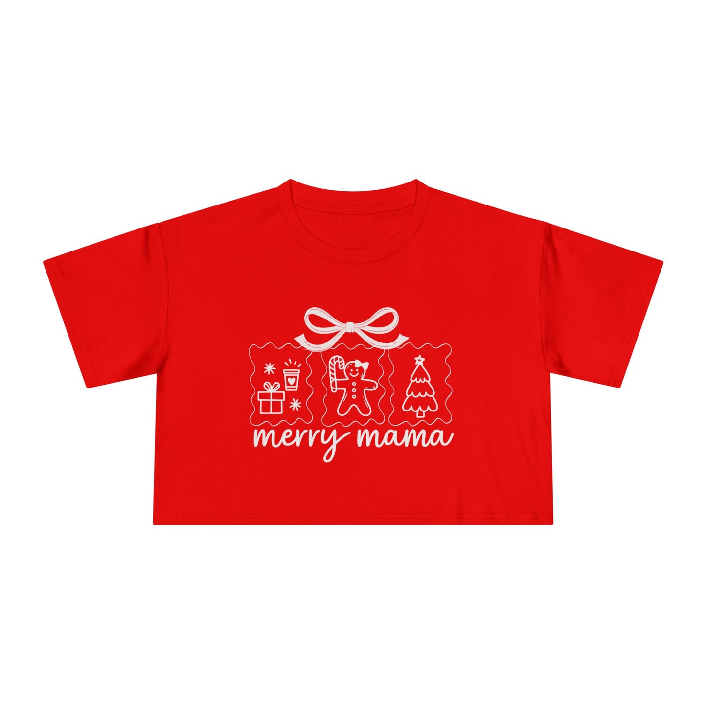 Merry Mama | Women's Crop Tee