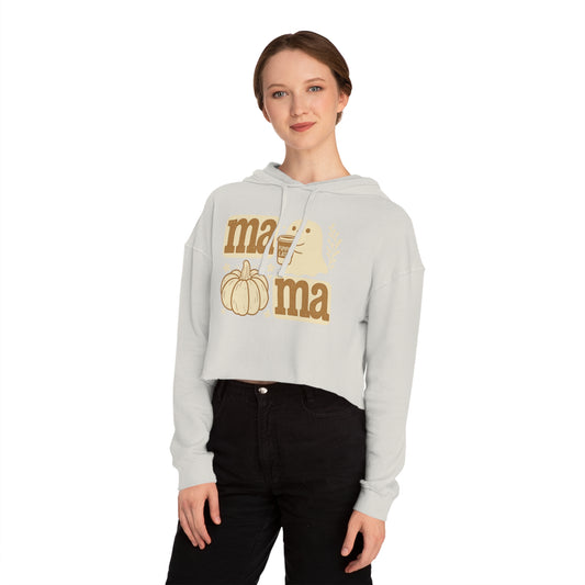 MAMA Fall | Women’s Cropped Hooded Sweatshirt