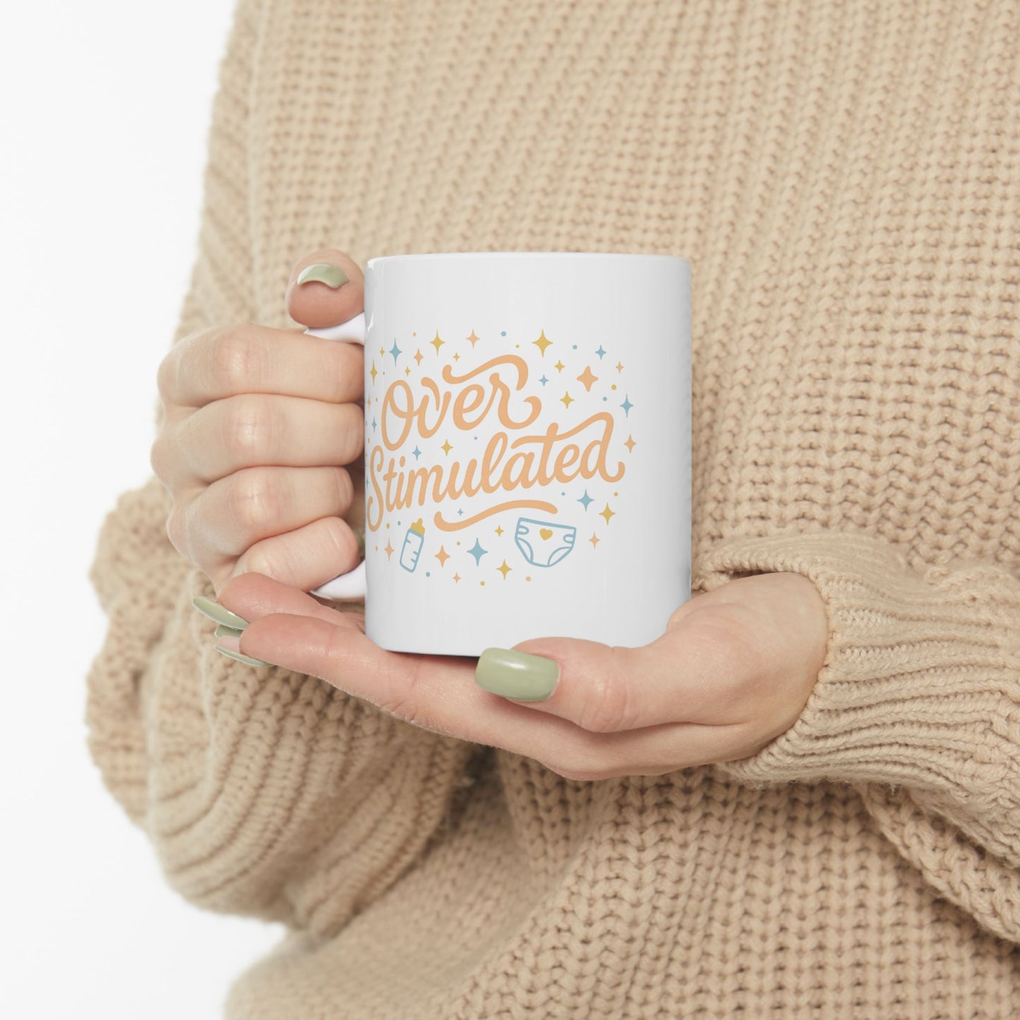 Overstimulated | Ceramic Mug (11oz, 15oz)