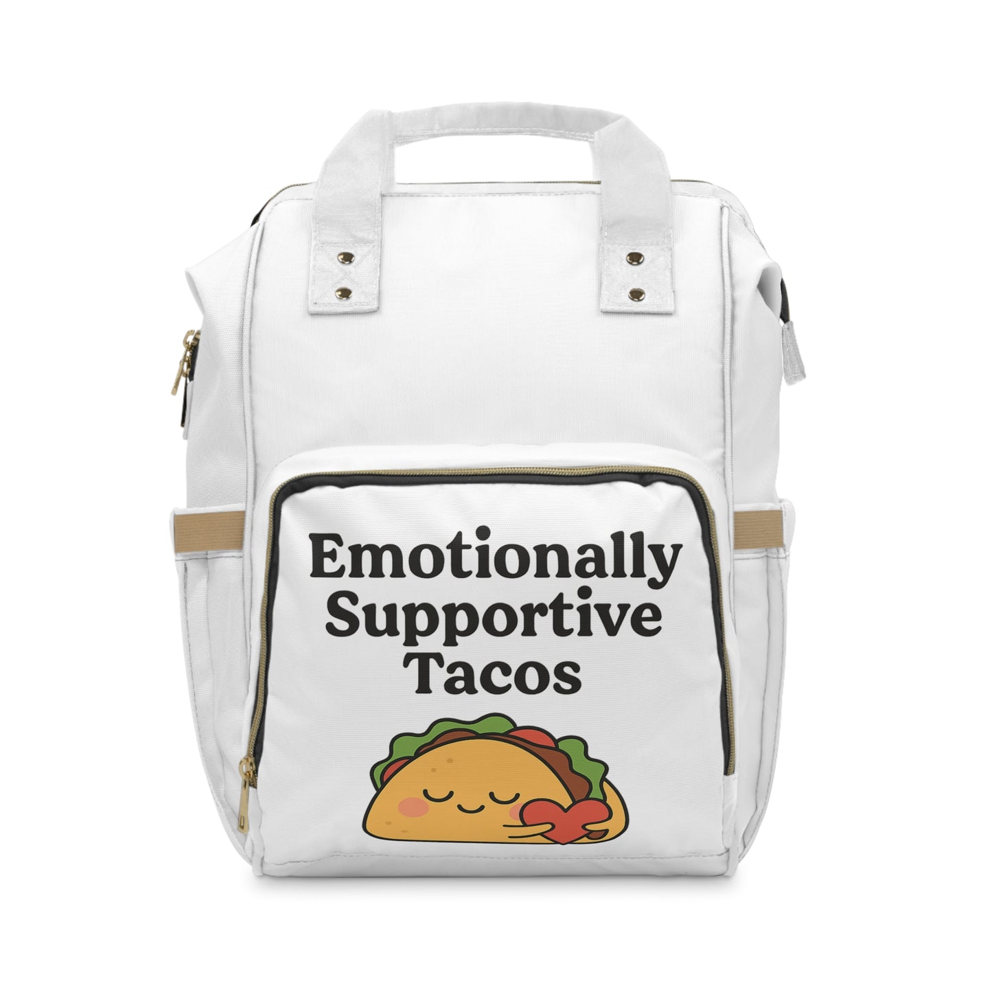 Emotionally Supportive Tacos | Multifunctional Diaper Backpack