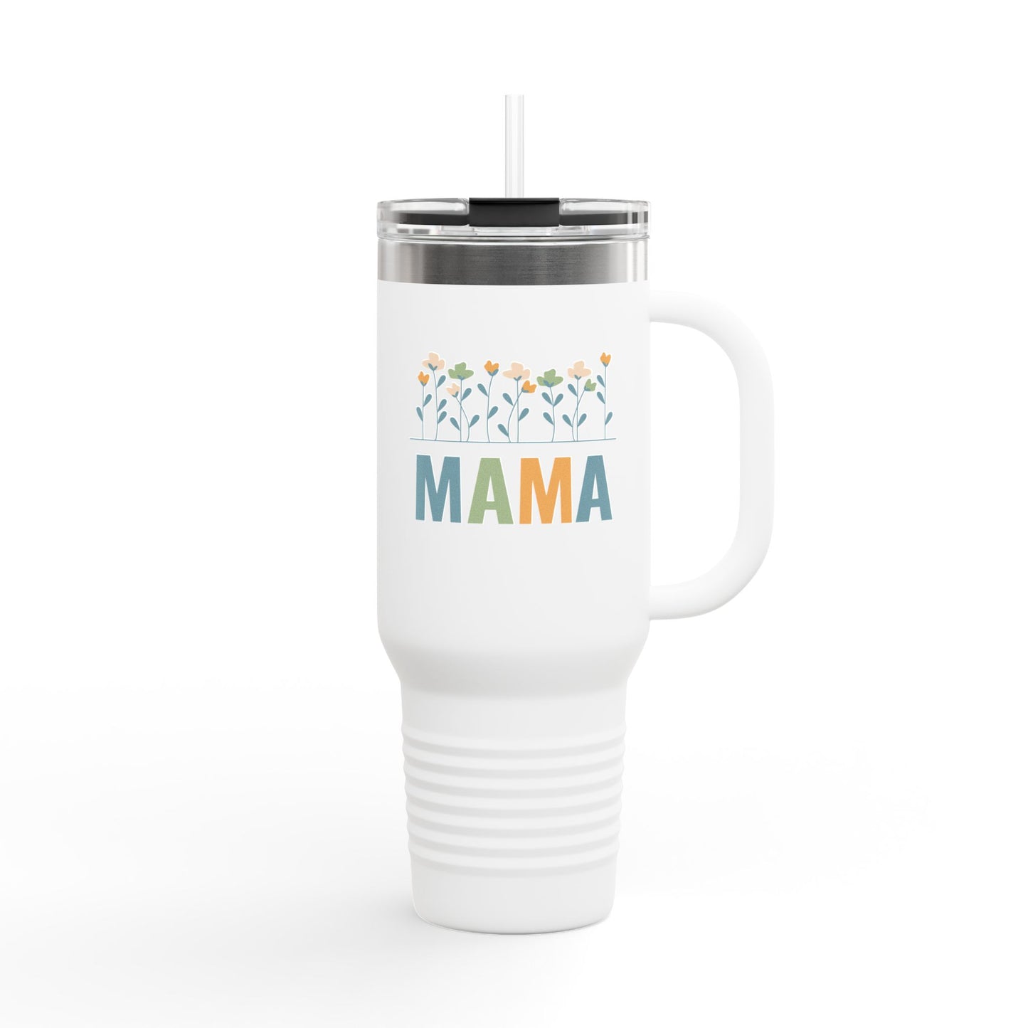 MAMA Floral | Insulated Travel Mug, 40oz