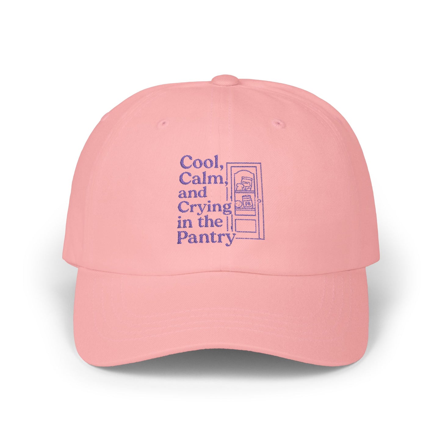 Cool, Calm, and Crying in the Pantry | Embroidered Hat
