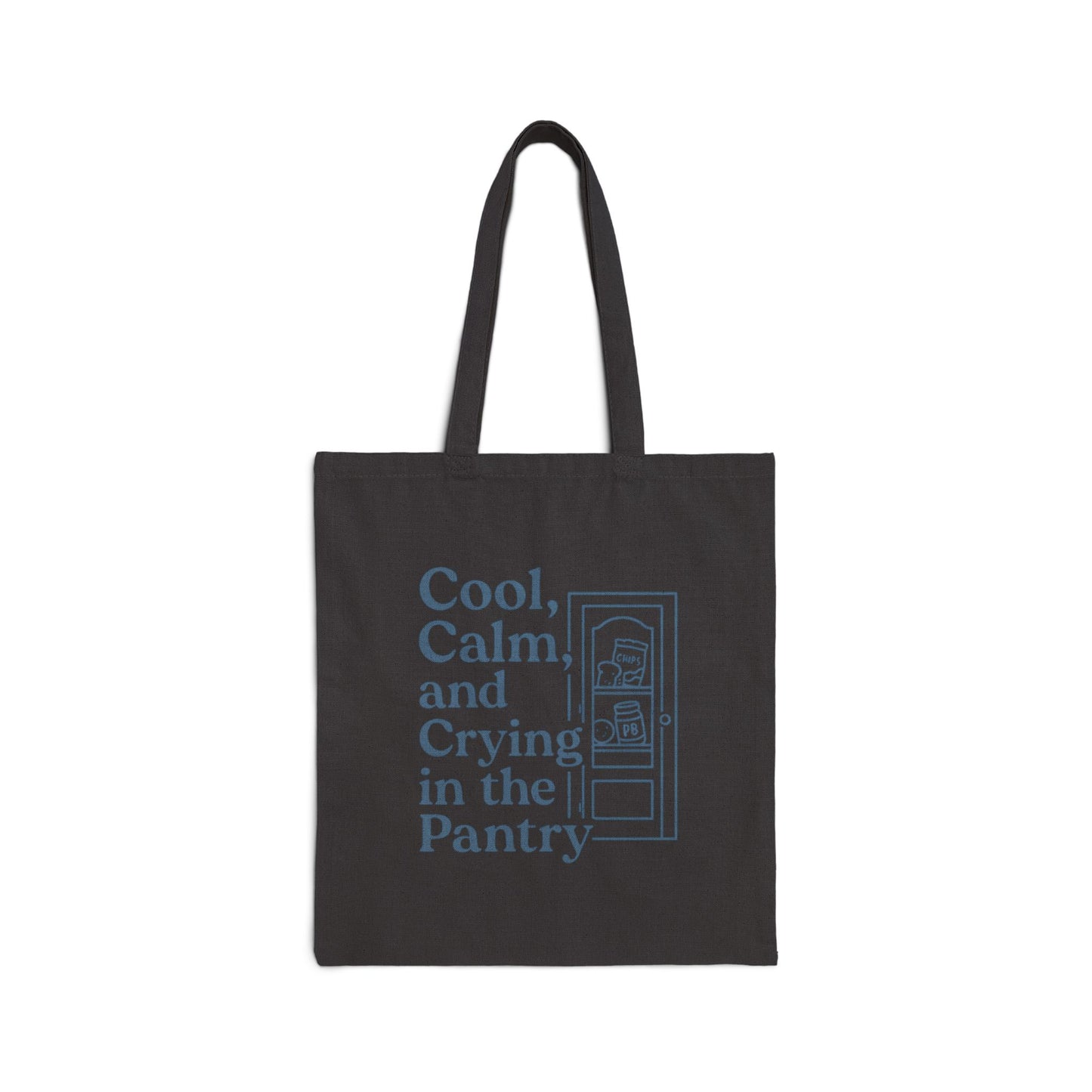 Cool, Calm and Crying in the Pantry | Liberty Bags OAD113 Canvas Tote Bag