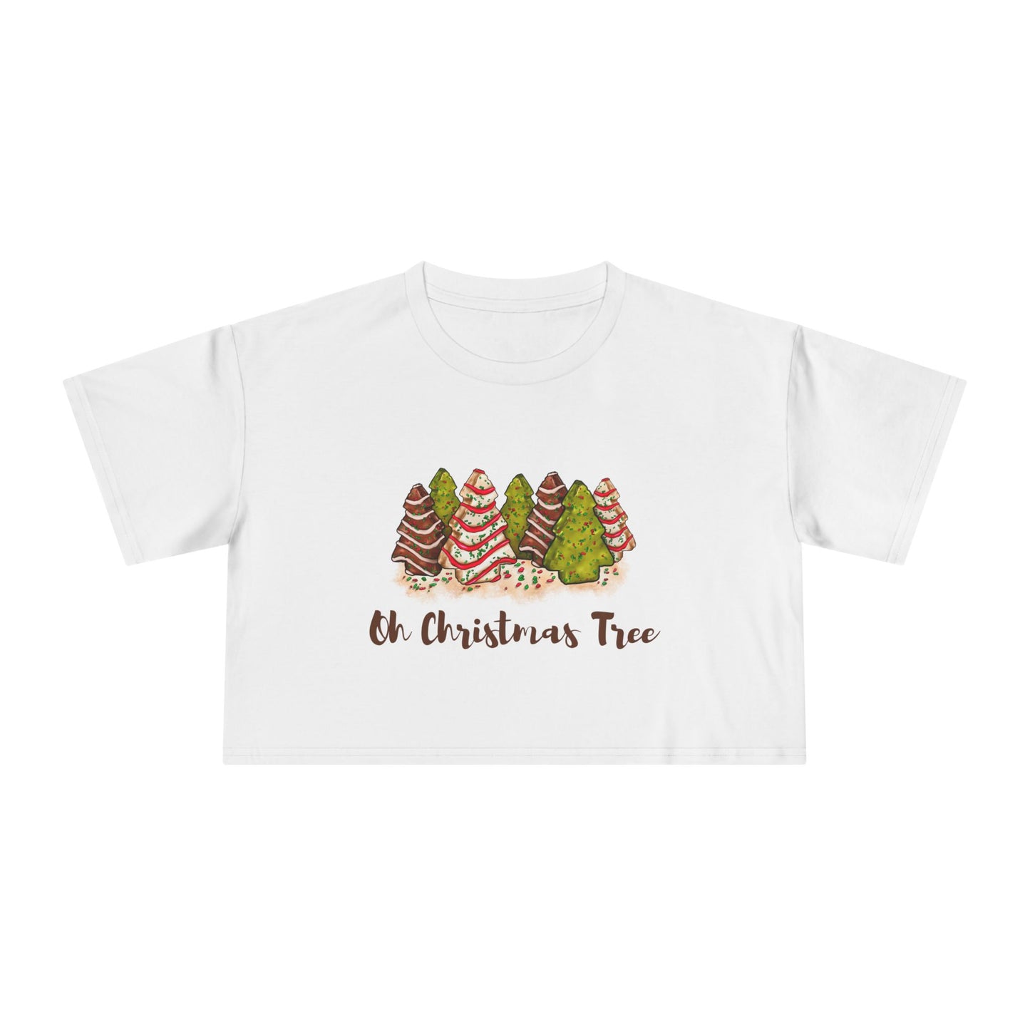 Oh Christmas Tree | Women's Crop Tee