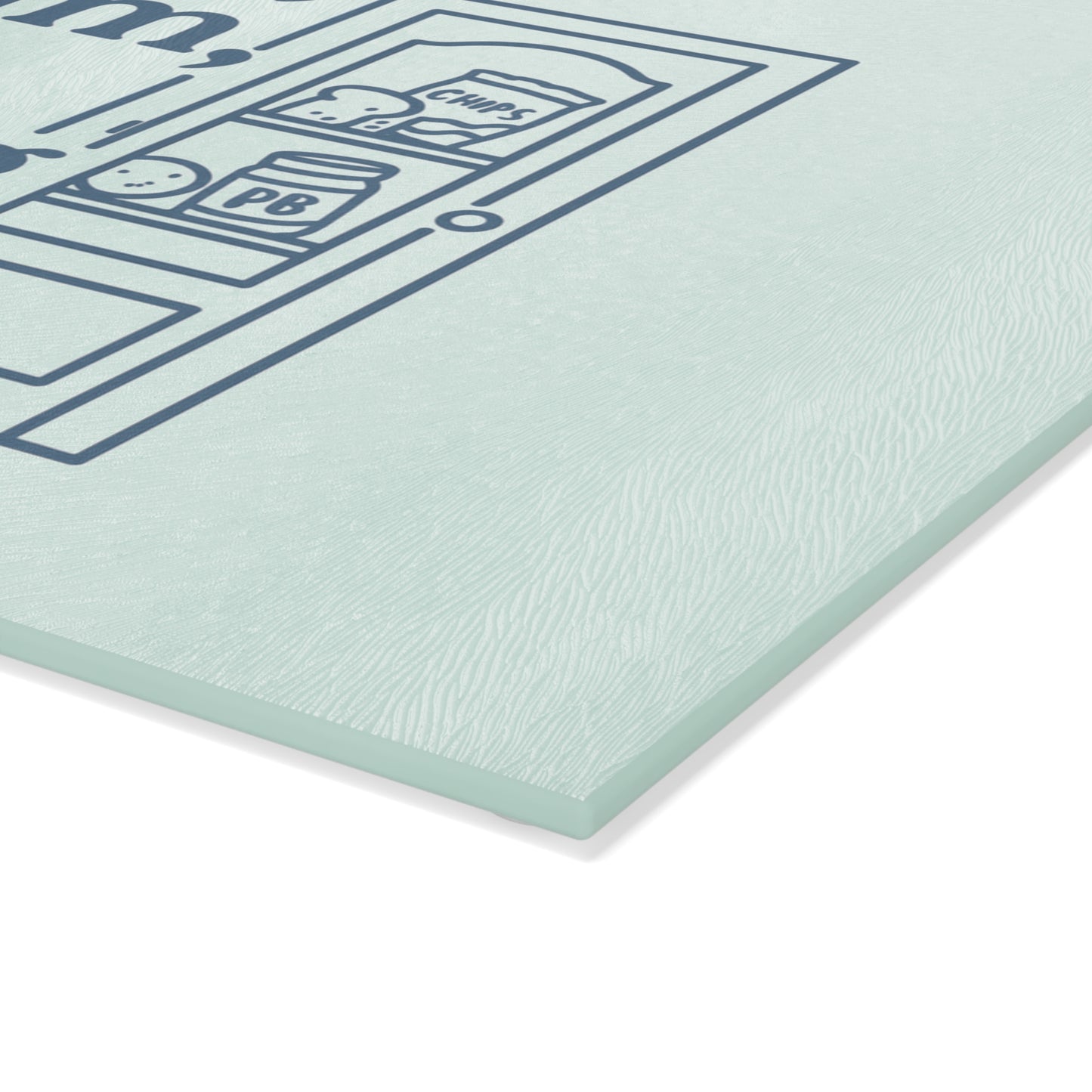 Cool, Calm and Crying in the Pantry | Glass Cutting Board