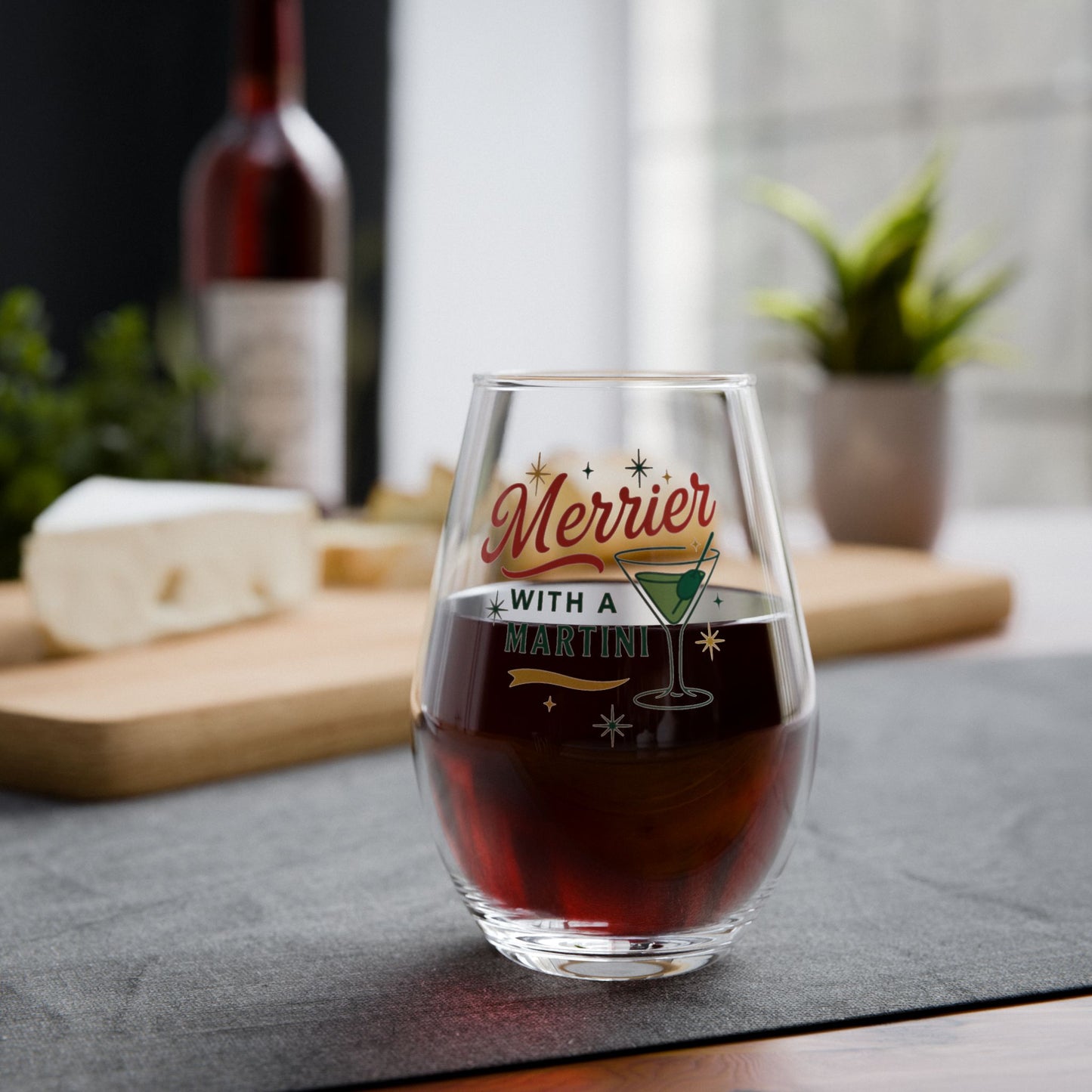 Merrier Martini | Stemless Wine Glass