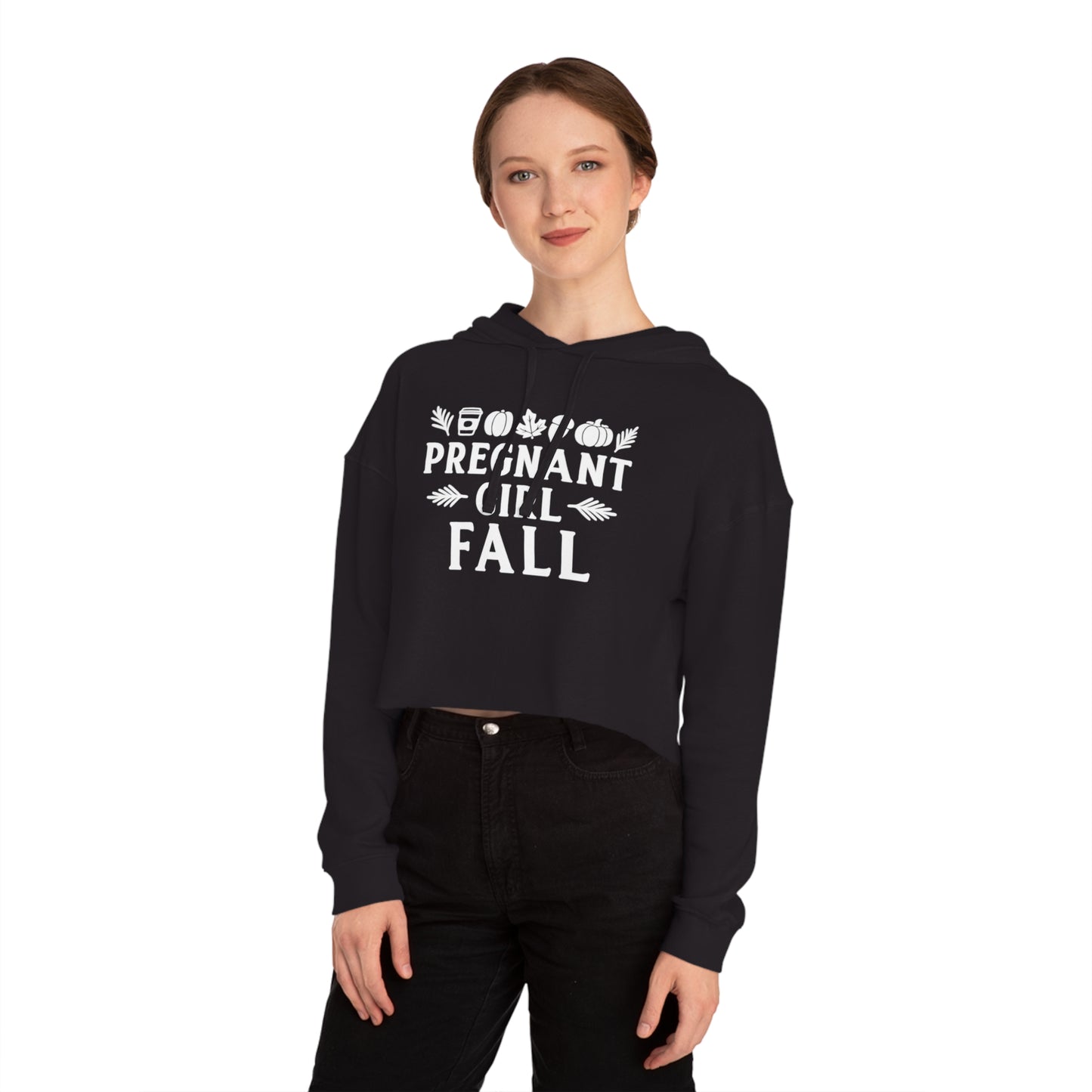 Fall Girl | Women’s Cropped Hooded Sweatshirt