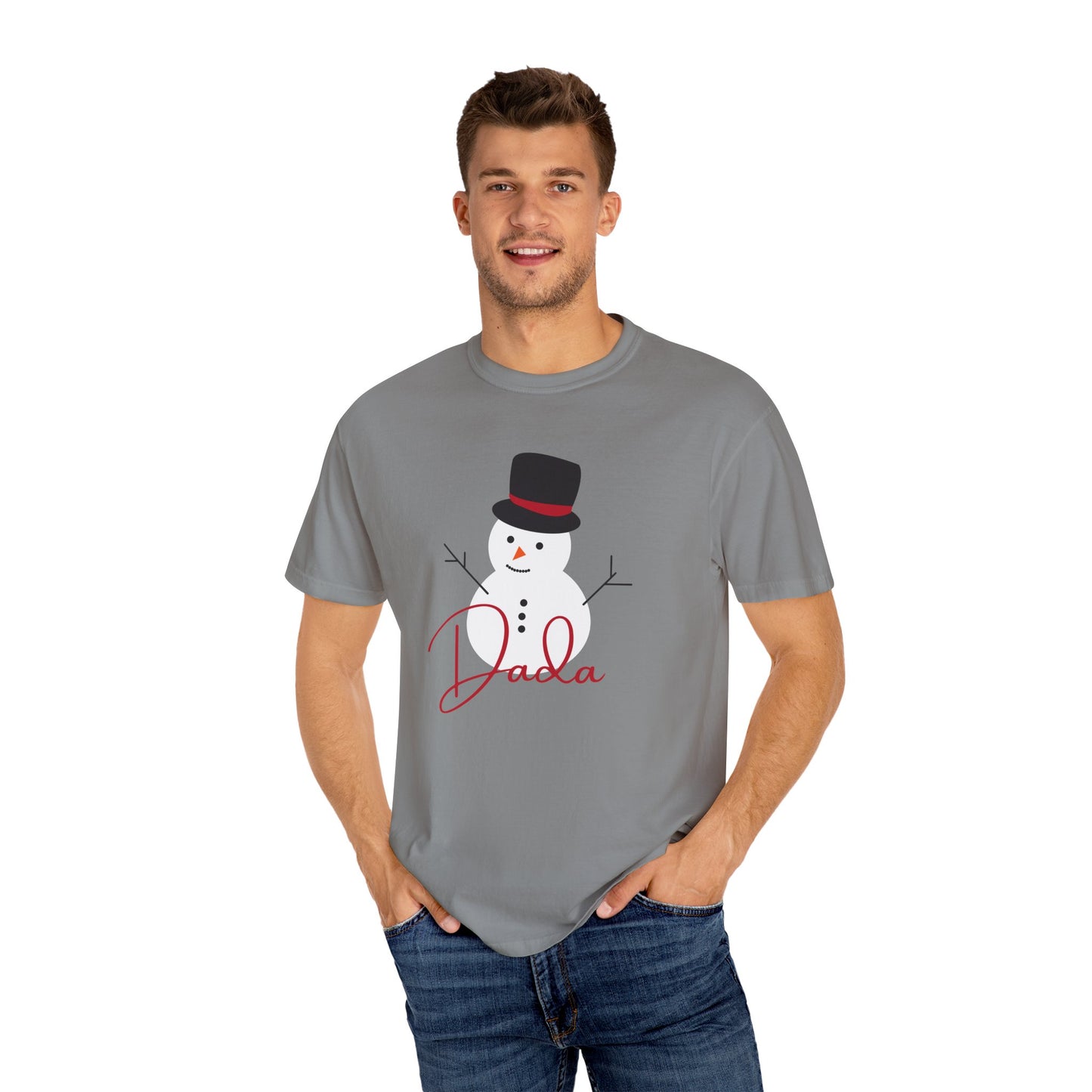 Dada Snowman | Unisex Garment-Dyed T-shirt