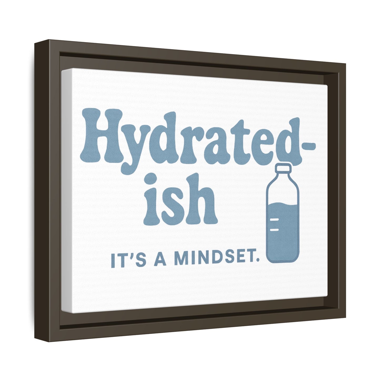 Hydrated-ish | Matte Canvas, Framed (Multi-color)
