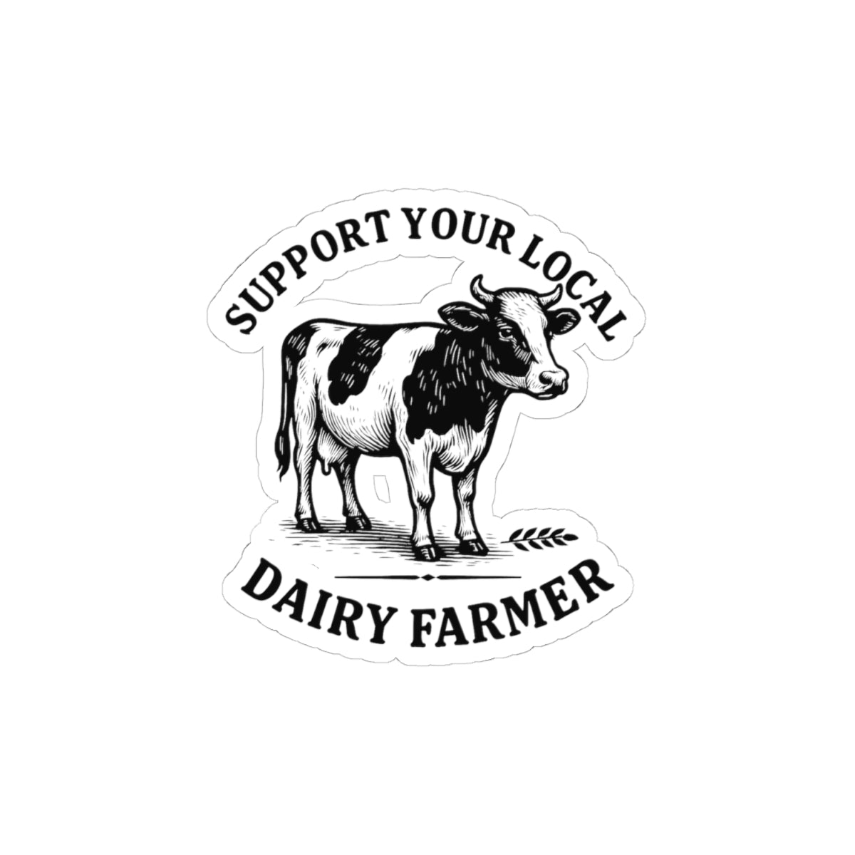 Local Dairy Farmer | Kiss-Cut Stickers