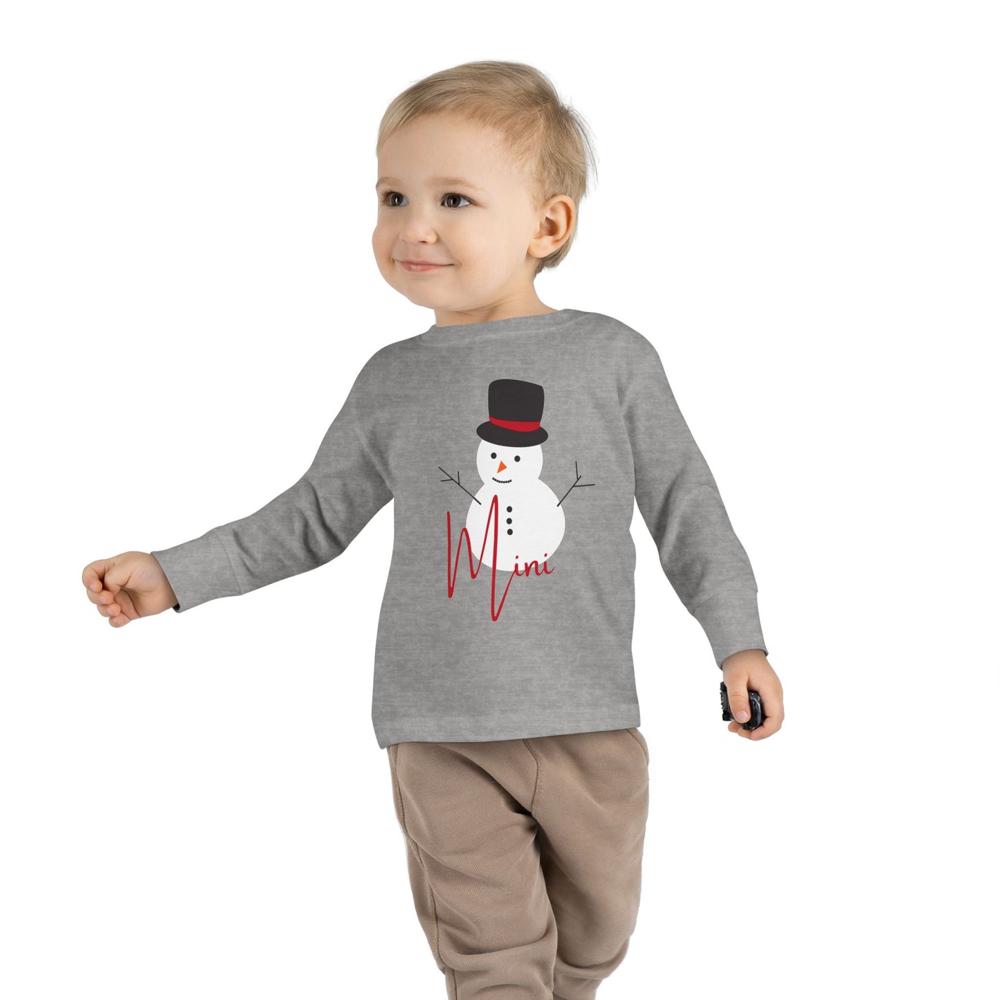 Mini Snowman | Toddler Long Sleeve Tee