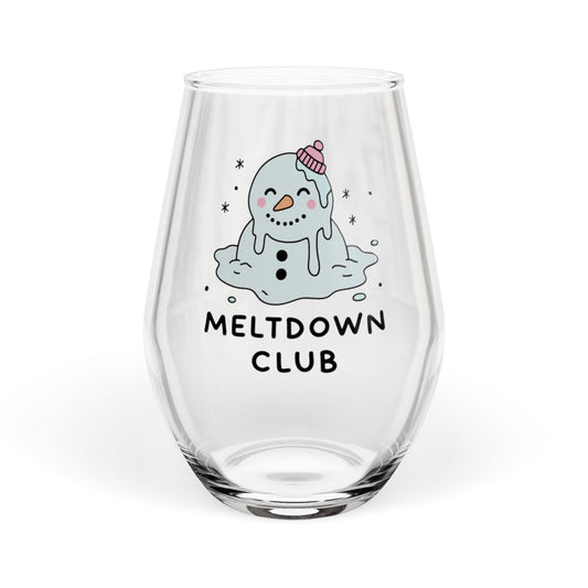 Meltdown Club | Stemless Wine Glass