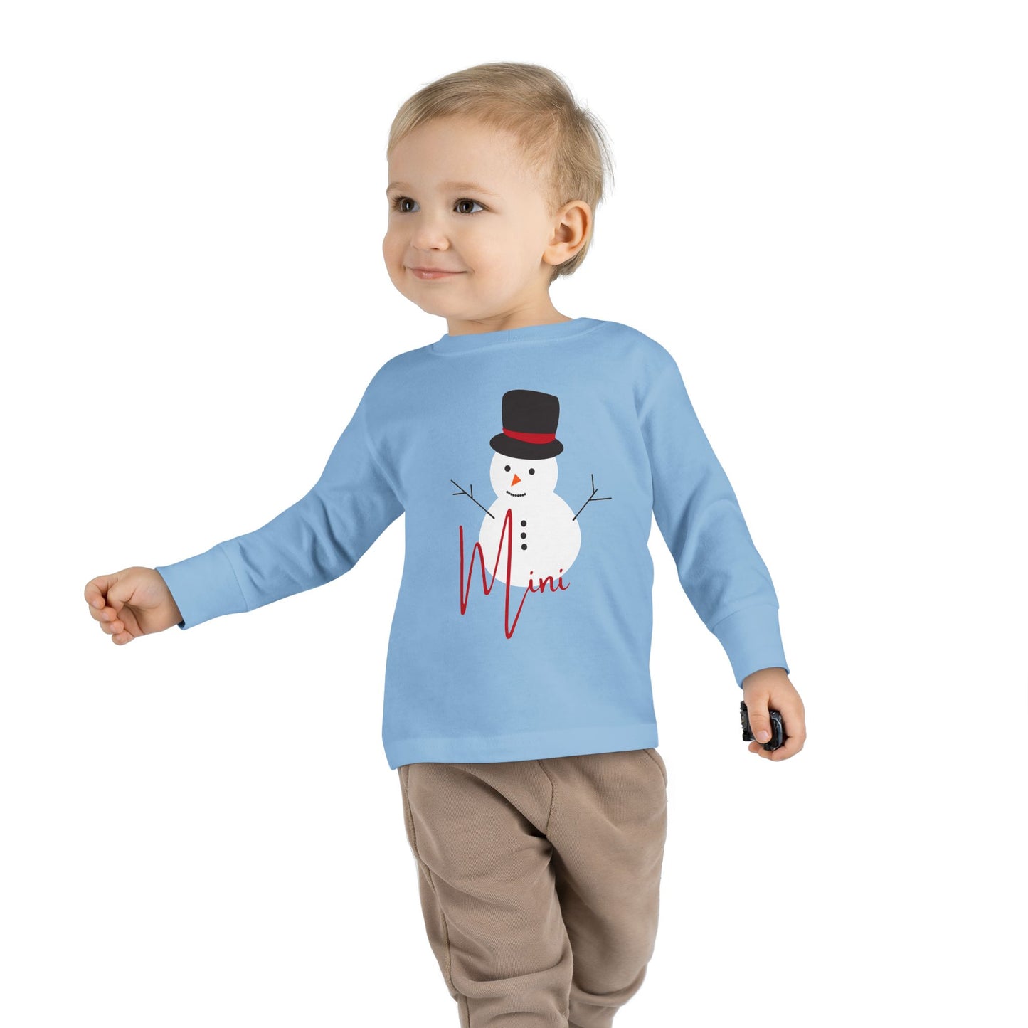 Mini Snowman | Toddler Long Sleeve Tee
