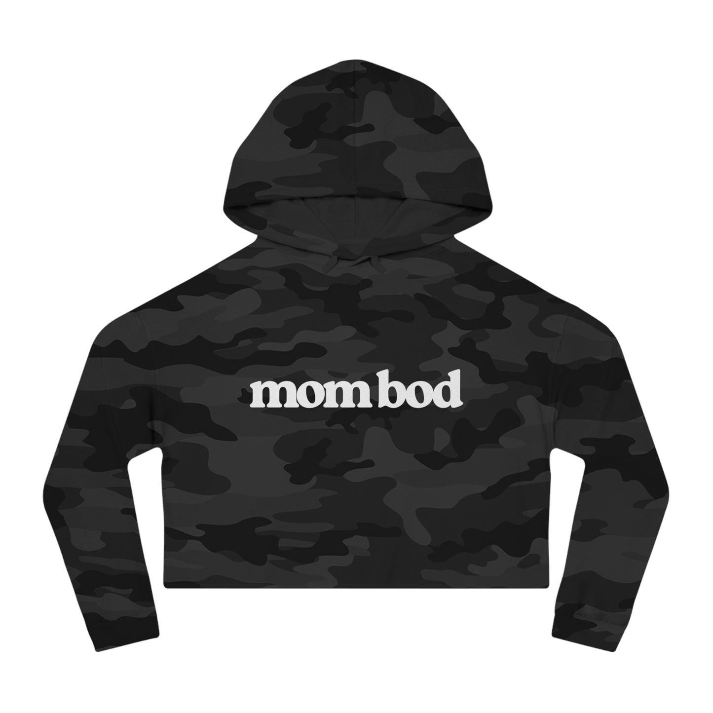 mom bod | Women’s Cropped Hooded Sweatshirt