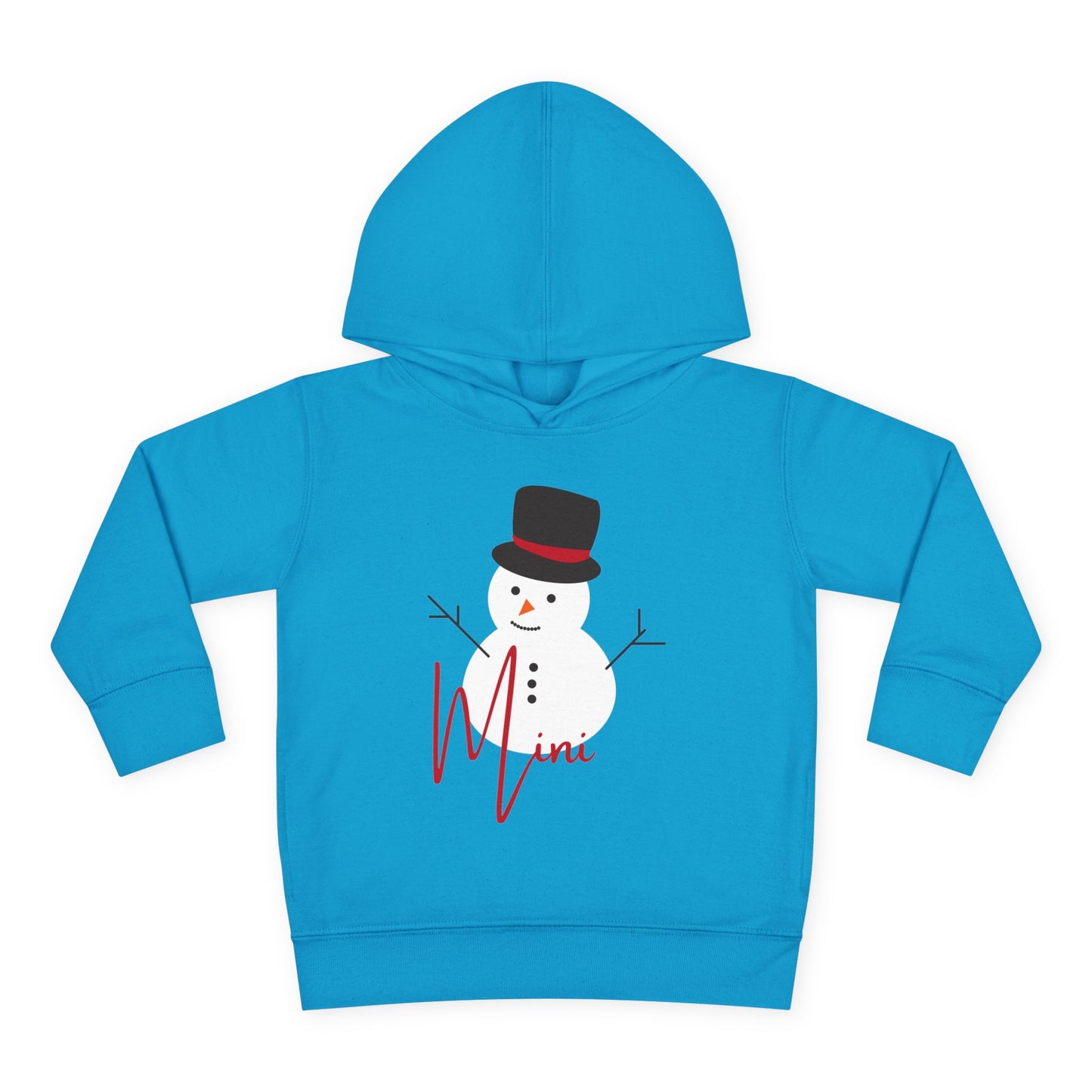 Mini Snowman | Toddler Pullover Fleece Hoodie