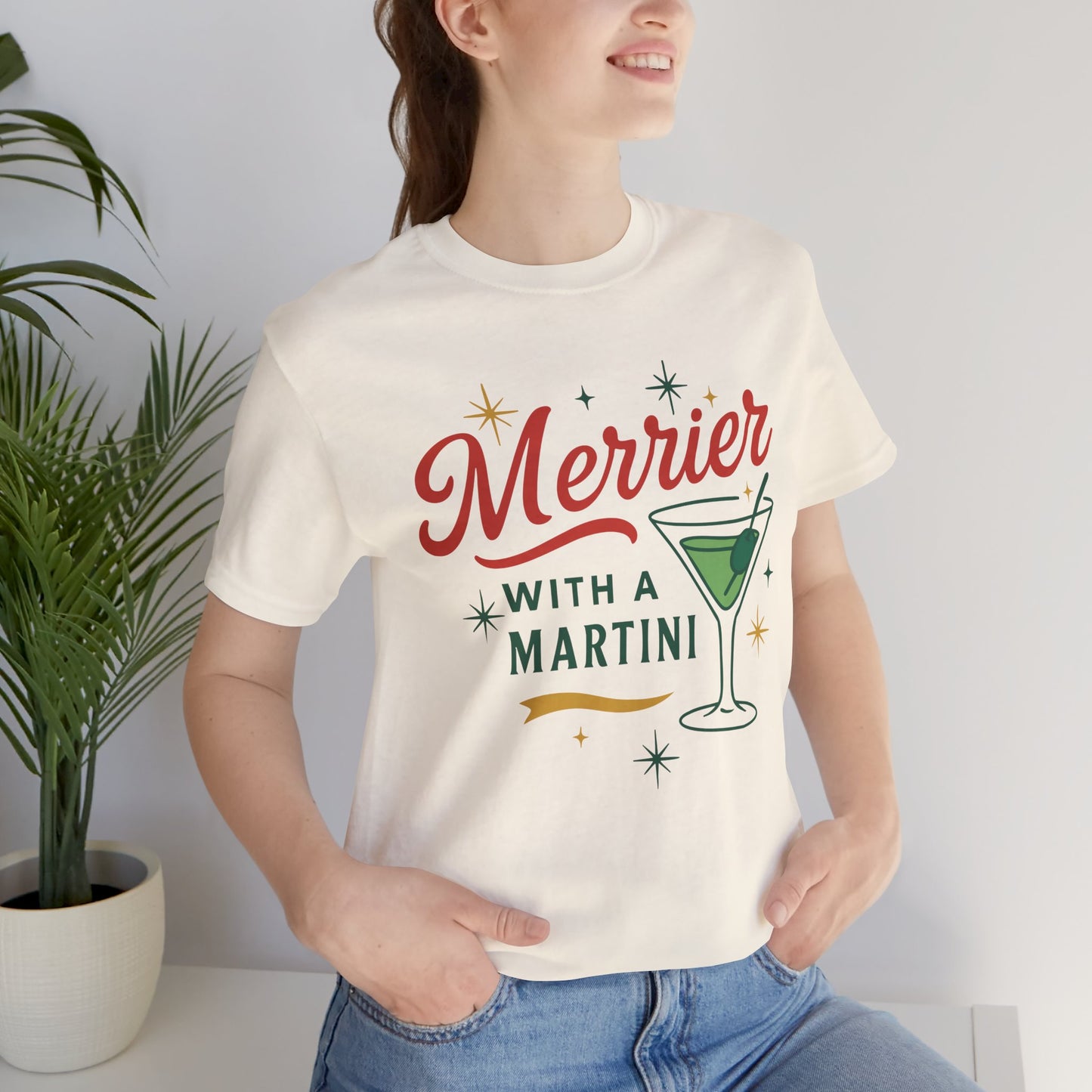 Merrier Martini | Bella & Canvas Shirt