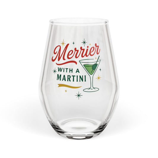 Merrier Martini | Stemless Wine Glass