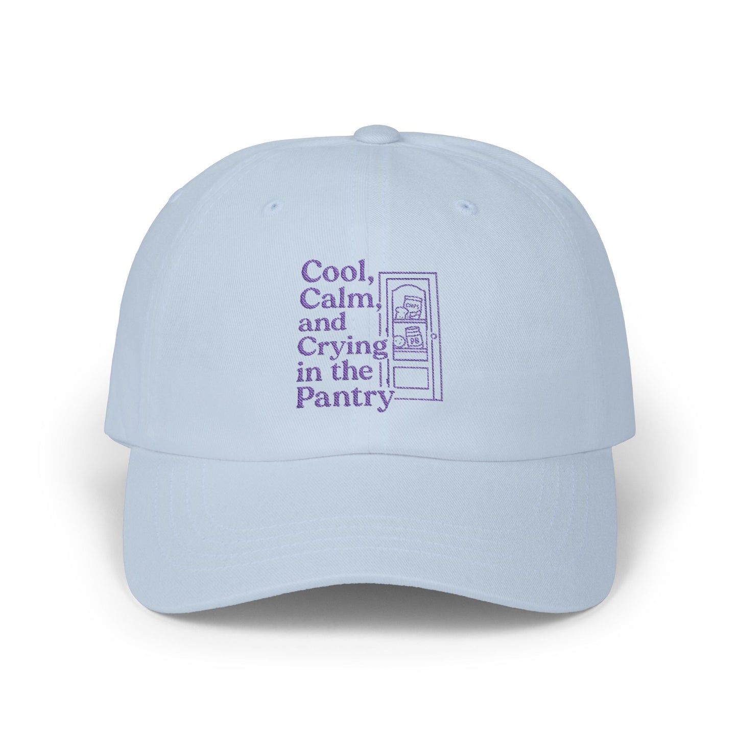 Cool, Calm, and Crying in the Pantry | Embroidered Hat