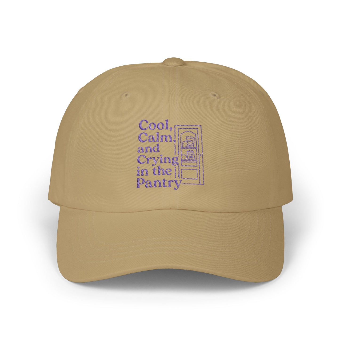 Cool, Calm, and Crying in the Pantry | Embroidered Hat