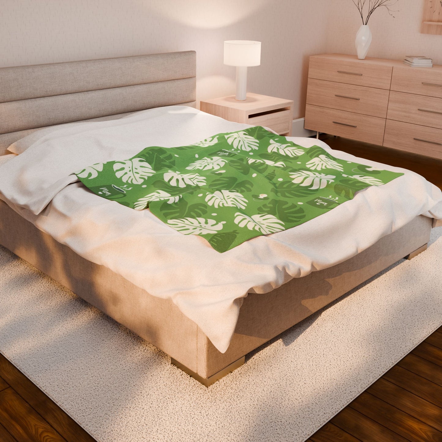 Mama Jungle | Velveteen Plush Blanket